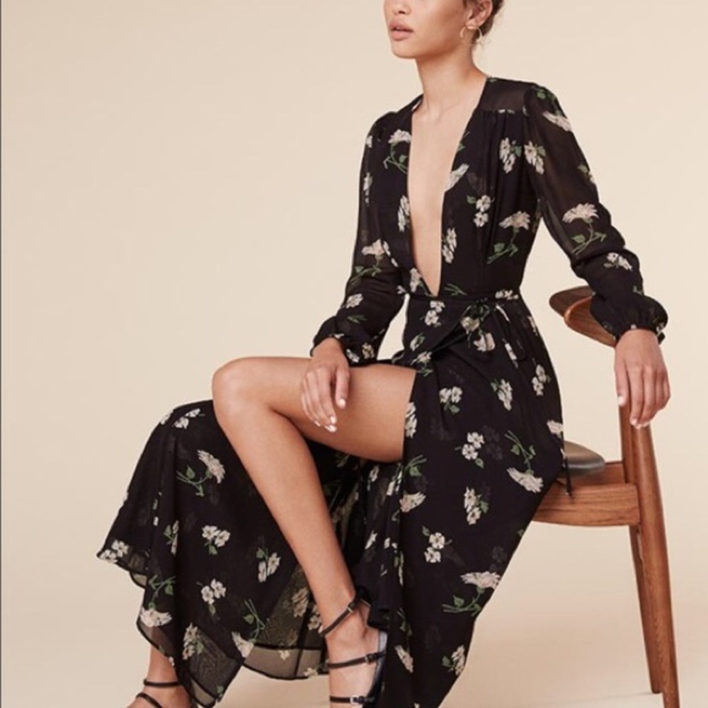 Reformation Ashley Dress in Ophelia size XS